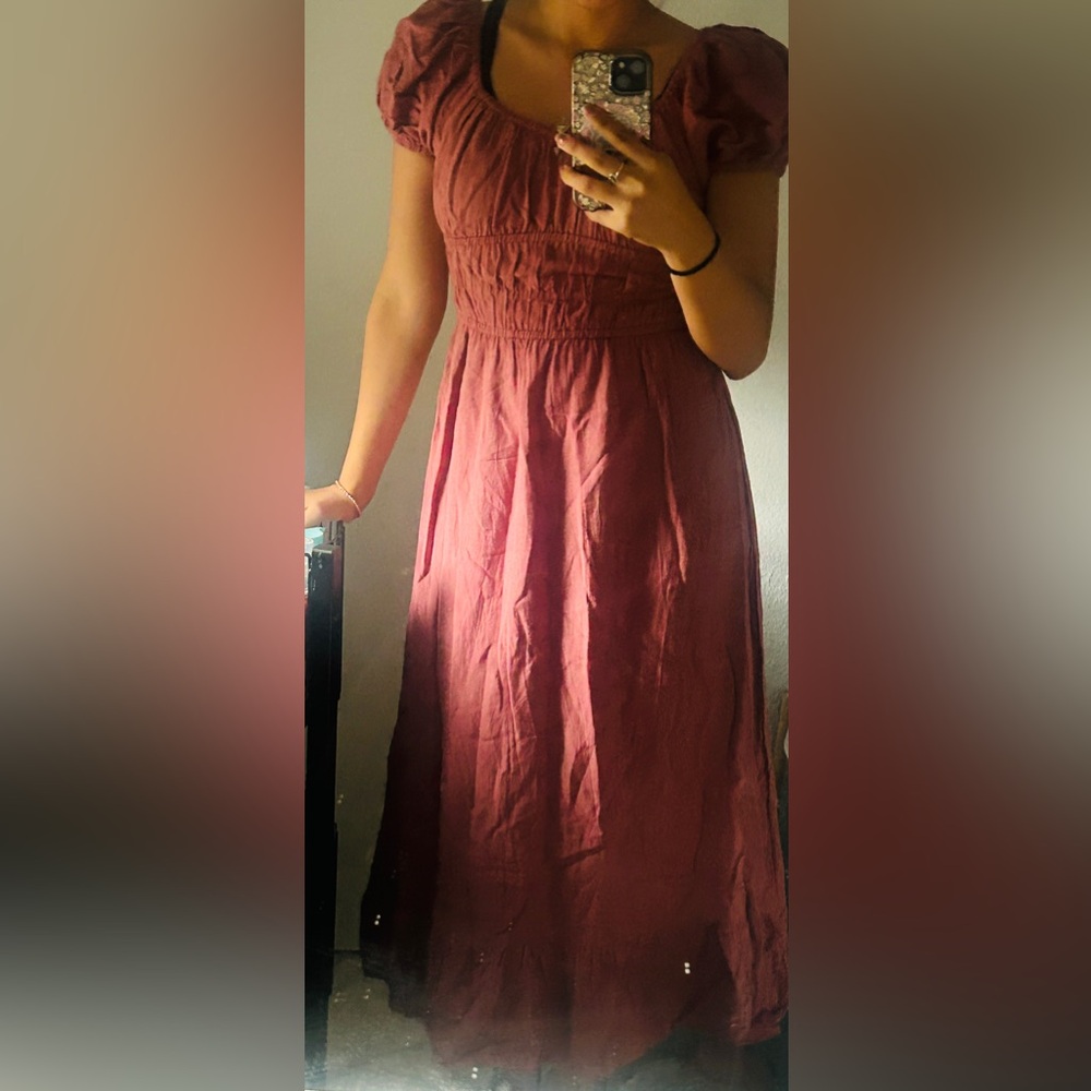 Stylish Mauve Maxi Dress